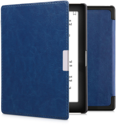 Husa kwmobile pentru Kobo Aura Edition 1 Piele ecologica Albastru 24410.04 