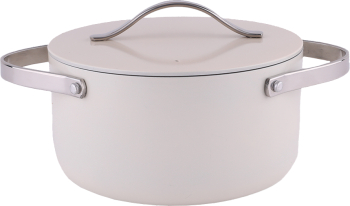 Oala Zilan ZLN0866 din 5 straturi de material 20 cm diametru capacitate 2.7l Otel inoxidabil Manere nituite 