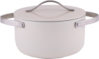 Oala Zilan ZLN0873 din 5 straturi de material 24 cm diametru capacitate 5.2l manere nituite din otel inoxidabil 
