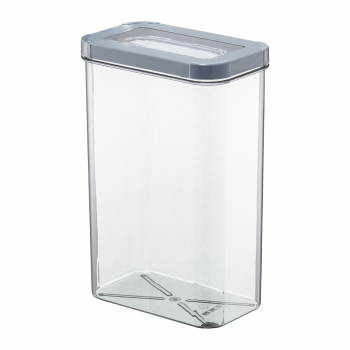 Recipient depozitare cu capac gri 2.5L AMBITION Optimo 