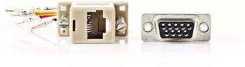 Adaptor DB9 mama - RJ45 mama Nedis 