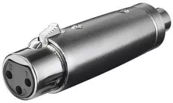 Adaptor XLR mama la RCA mama Goobay 