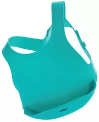 Baveta flexi bib minikoioi 100 premium silicone &ndash aqua green 