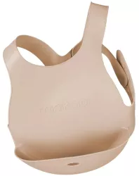 Baveta flexi bib minikoioi 100 premium silicone &ndash bubble beige 