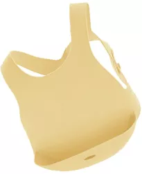 Baveta flexi bib minikoioi 100 premium silicone &ndash mellow yellow 