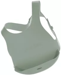 Baveta flexi bib minikoioi 100 premium silicone &ndash river green 