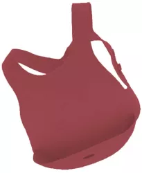 Baveta flexi bib minikoioi 100 premium silicone &ndash velvet rose 