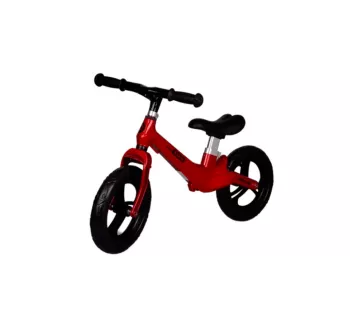 Bicicleta fara pedale cu cadru de magneziu Race Max rosu