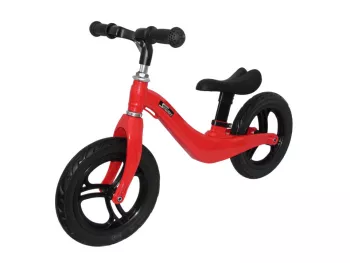 Bicicleta fara pedale cu cadru de magneziu Skillmax Sport UltraLight 2.9 Kg rosu 