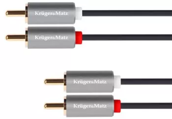 Cablu 2x RCA - 2x RCA 10m BASIC Kruger&Matz KM1210 