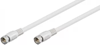 Cablu antena satelit F tata - F tata 1.5m alb Goobay 