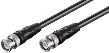 Cablu BNC tata - tata BNC 1m negru RG58 Goobay 50272 