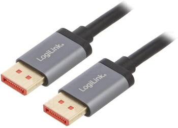 Cablu DisplayPort v1.4 HDCP v2.2 tata-tata 2m negru LOGILINK CDA0105 