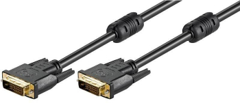 Cablu Dvi dual link 5m Dvi-d 24+1 la Dvi-d 24+1 Goobay 