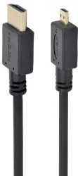 Cablu HDMI 2.0 - micro HDMI 3m 4K negru 32AWG GEMBIRD CC-HDMID-10 