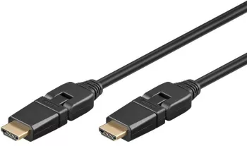 Cablu HDMI 360 5m v1.4 Ethernet 3D 4K UltraHD 2160p 30Hz Goobay 