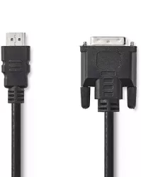 Cablu HDMI - DVI 21+1 Pini 2m NEDIS