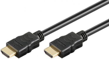 Cablu HDMI2.0 1.5m cu ethernet 4K Ultra HD 2160p 60Hz OFC 19p tata - HDMI 19p tata aurit Well 