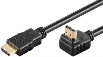 Cablu HDMI2.0v cu ethernet 19p tata - HDMI 19p tata 90 aurit OFC 5m WELL 