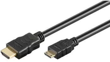 Cablu mini HDMI 2m 2.0v Ethernet 3D Goobay 