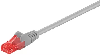 Cablu retea 5m CAT6 UTP patchcord 2x RJ45 CCA neecranat gri Goobay 