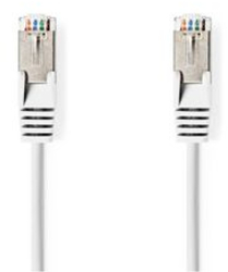 Cablu retea CAT6a - SF/UTP - Mufa RJ45 - Mufa RJ45 - 7 50 m - Rotund - PVC - Alb - Fila hartie 