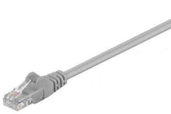 Cablu UTP 20m patchcord retea CCA CAT5e 2x RJ45 neecranat gri Goobay 