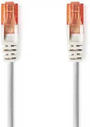 Cablu UTP CAT6 RJ45 tata - RJ45 tata 1m gri Nedis 