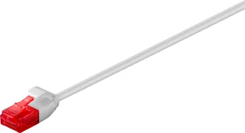 Cablu UTP Cat6 slim 3.6mm RJ45 mufat 1m patchcord gri Goobay 
