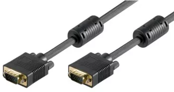 Cablu Vga 15m VGA Full HD 1920x1200 dublu ecranat Goobay 