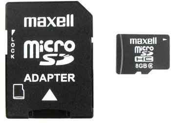 Card microSDHC 8GB clasa10 Maxell cu adaptor SD X-SERIES MICRO SDHC 8GB + AD CLASS10 