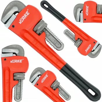 Cheie reglabila tip Mops Stillson pentru tevi la 90° deschidere 50mm lungime 300mm CR-MO 