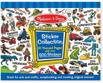 Colectia de abtibilduri melissa and doug albastru 