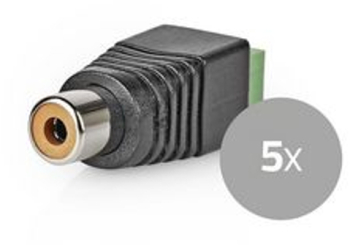 Conector de securitate CCTV - Terminal 2 - Priza DIN - Priza - Negru / Verde 