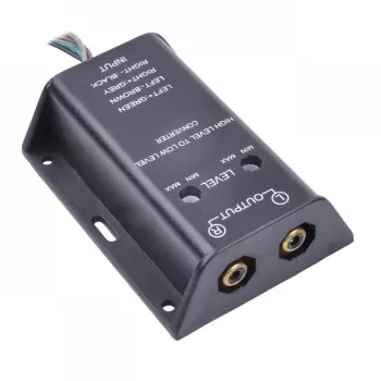 Convertor semnal RCA HI-LOW 100W inlocuieste lipsa iesire RCA Cabletech 