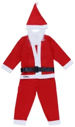 Costum Mos Craciun Flippy® Baiat 1-3 ani 5 piese Polar 