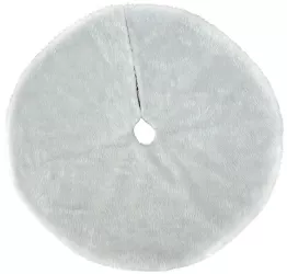 Covor pentru bradul de Craciun White Haipai diametru 150 cm blana cu o grosime 2.5-3 cm alb 
