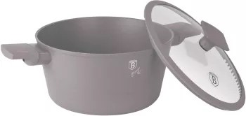 Cratita cu capac 20 cm 2.5 litri Berlinger Haus Taupe Collection BH/8100