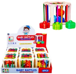 Cuburi senzoriale pentru bebelusi 6 buc/set 