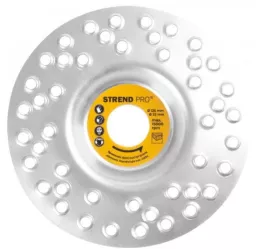 Disc circular slefuit modelat cu gauri otel carburat pentru lemn plastic 125x22  mm Strend Pro