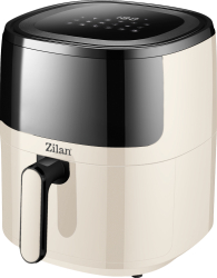 Friteuza Zilan ZLN9984 tip air fryer 1500W capacitate 5L temperatura maxima 200 grade Crem 