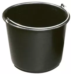 Galeata pentru constructii maner metalic neagra 5 L Strend Pro 