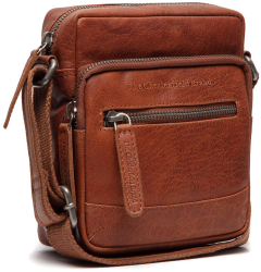 Geanta mica de barbati The Chesterfield Brand din piele naturala Cordoba Maro coniac 