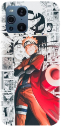 Husa din silicon compatibila cu Oppo Find X3 Pro - model Naruto Aesthetic 