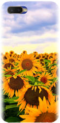 Husa din silicon compatibila cu Oppo R17 Neo - model Sunflowers 