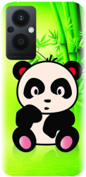 Husa din silicon compatibila cu Oppo Reno 7Z 5G - model X Cute Panda 