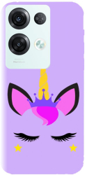 Husa din silicon compatibila cu Oppo Reno 8 Pro 5G Global - model Unicorn Shine 