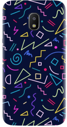 Husa din silicon compatibila cu Samsung Galaxy J7 Pro - model Semne 