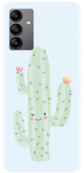 Husa din silicon compatibila cu Samsung Galaxy M14 5G - model Cactus 