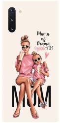 Husa din silicon compatibila cu Samsung Galaxy Note 10 - model Mama 